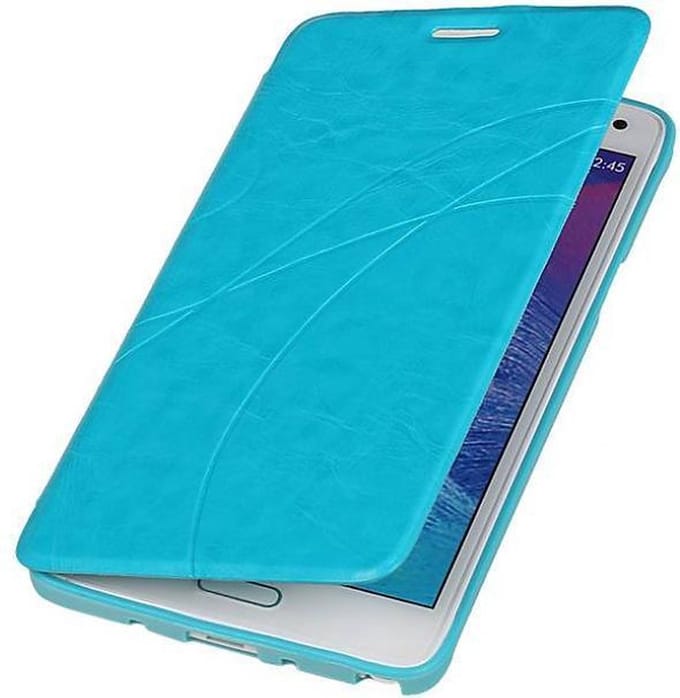 Easy Booktype hoesje Geschikt voor Samsung Galaxy Note 3 Neo N7505 Turquoise