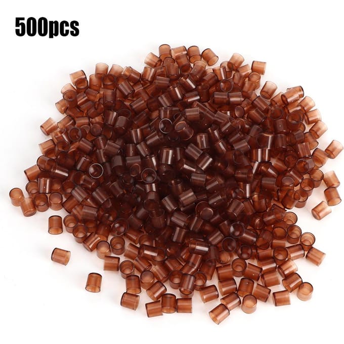 500 stuks Plastic Bruine Cel Cups Koninginnenteelt Honingbij Imkerijbenodigdheden black