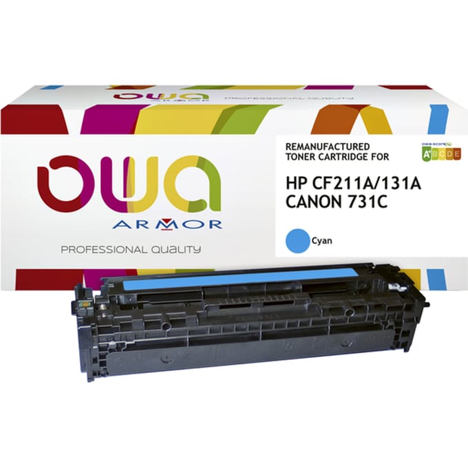 Tonercartridge OWA alternatief tbv HP CF211A blauw