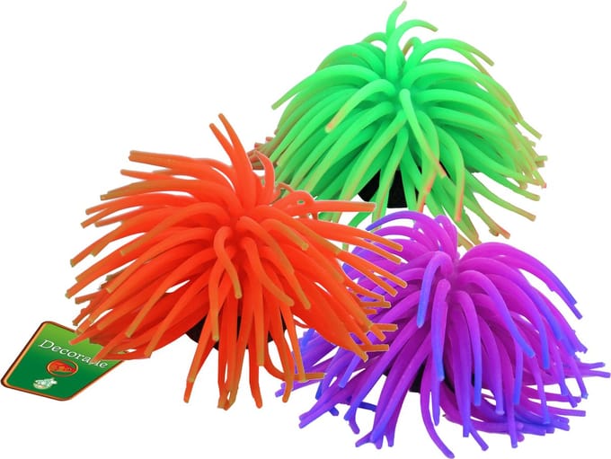 De Boon Siliconenbloem aquariumornament assorti 7CM