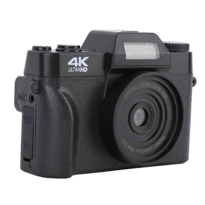 4K Digitale Camera 16x Digitale Zoom 48MP Vlogging Camera met 3,0 Inch IPS Scherm voor Fotografie