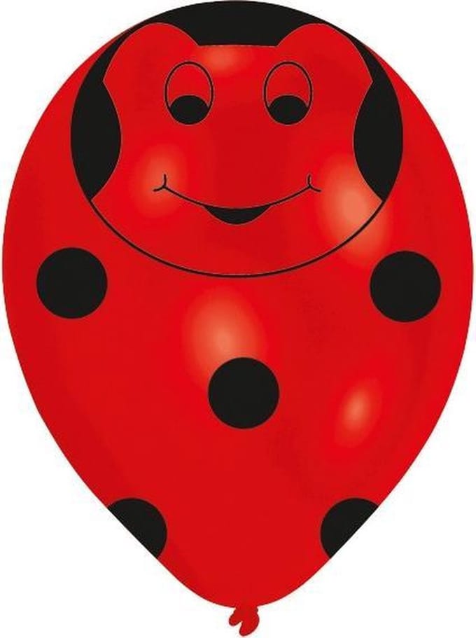 Amscan Ballonnen Beetles 27,5 Cm Rood 6 Stuks