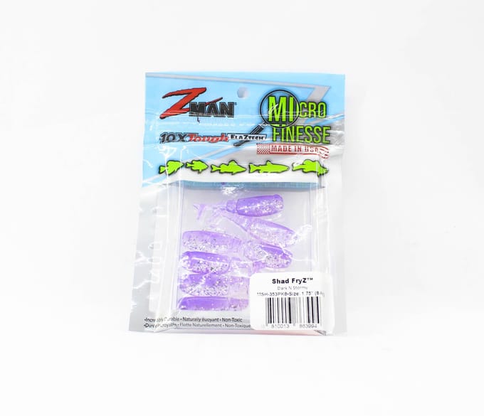 Zman Soft Lure Shad FryZ 1,75 Inch 8/Pack Dark N Stormy (3994)