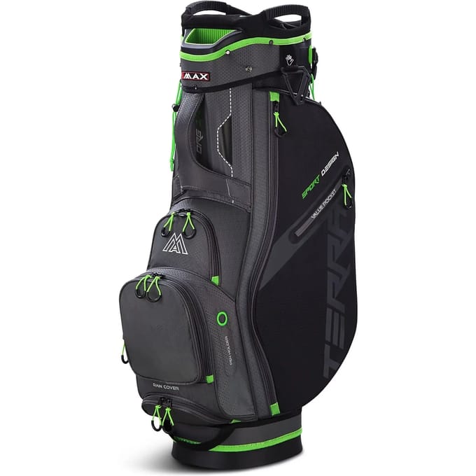 Big Max Terra Sport Golftas - Cartbag - Grijs Lime