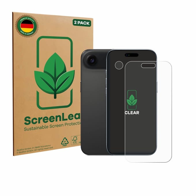 2 Stuks Screenprotector voor Apple iPhone Air (Voor+Camera) - Hoogwaardige Beschermfolie transparant