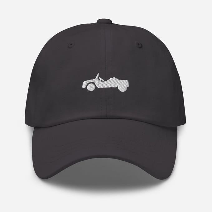 Geborduurde pet Citroën Méhari - Donkergrijs