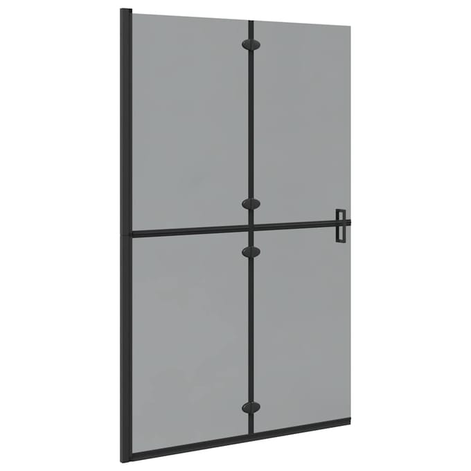 vidaXL - Inloopdouche - wand - Zwart - 120 - x - 6,5 - x - 190 - cm