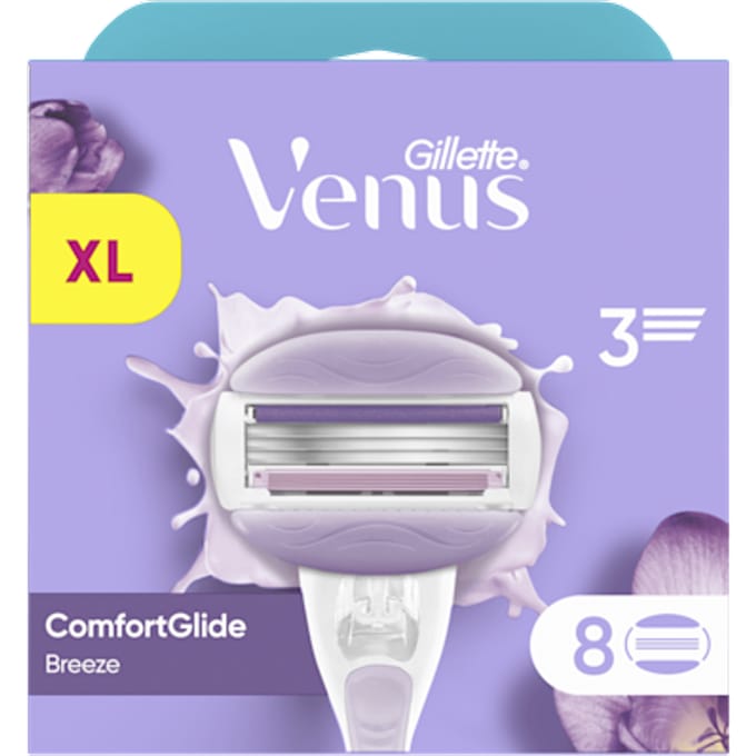 Gillette Venus ComfortGlide Breeze Scheermesjes Voor Vrouwen - 8 stuks