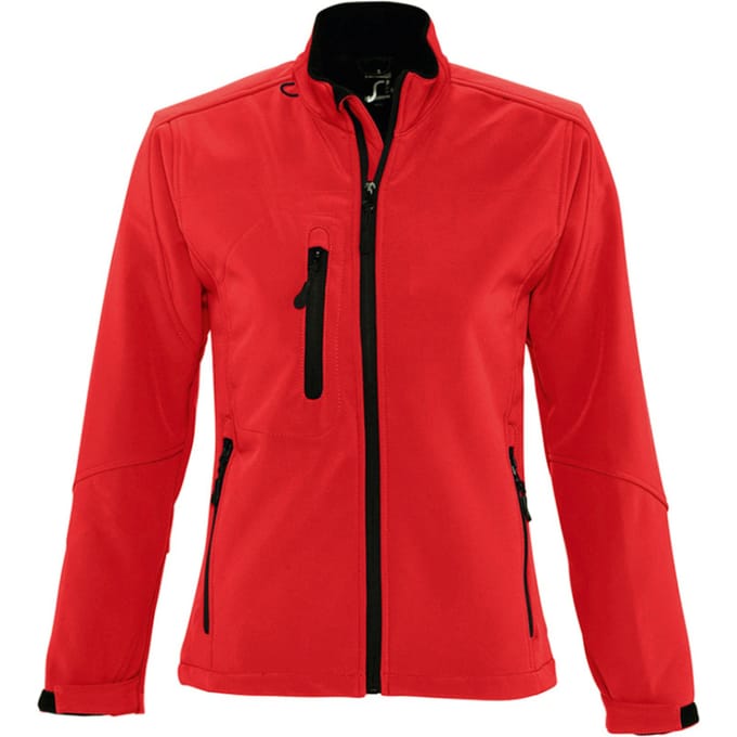 SOLS Dames/dames Roxy Soft Shell Jacket (ademend, winddicht en waterbestendig) (Rood)