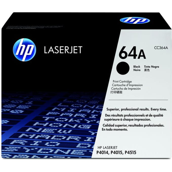 Tonercartridge hp cc364a 64a zwart