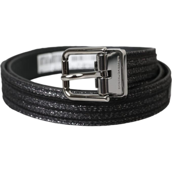 Glitter Leren Riem Model Bel9212