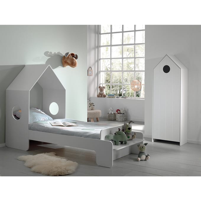Dream Tree Kinderkamer Haven 2-delig 90 x 200 Wit