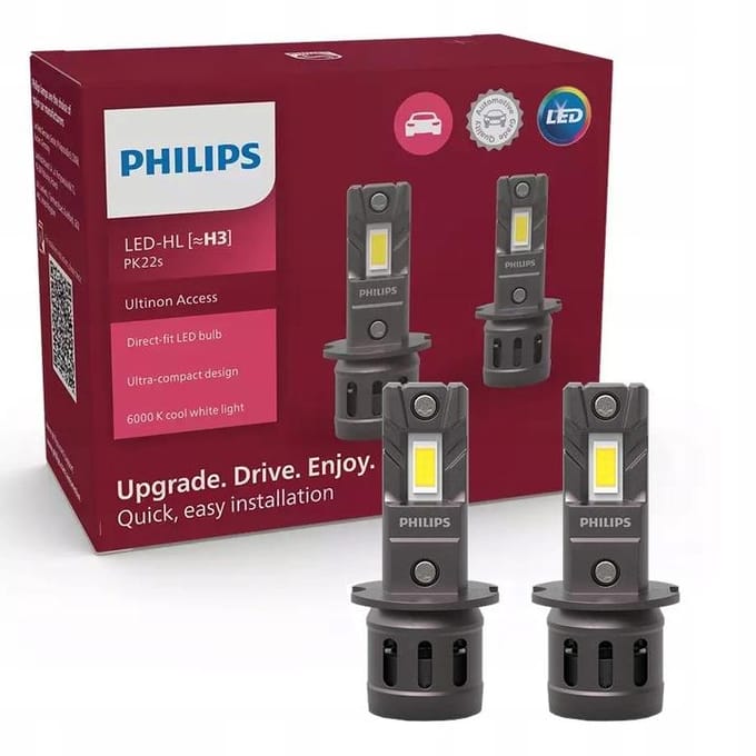 Philips Ultinon Access LED H3 set 11336U2500CX
