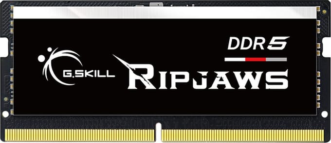 G.Skill Ripjaws F5-5600S4645A32GX1-RS geheugenmodule 32 GB 1 x 32 GB DDR5 5600 MT/s 262-pin SO-DIMM