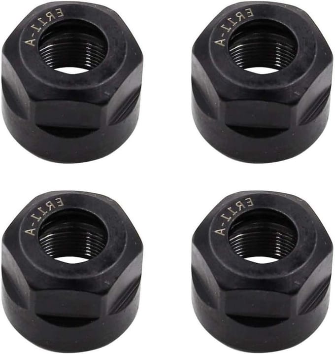 Spanmoeren Set - Freeshouder Moeren - Precisie Werk - Ingebouwde Ontgrendeling - 9 mm Capaciteit - Zwart