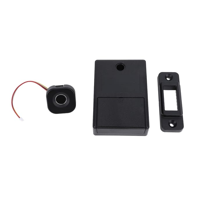 Vingerafdruk Kastslot Smart Biometrisch Sleutelloos Ondersteuning USB Noodlading Kindveiligheid Lade black