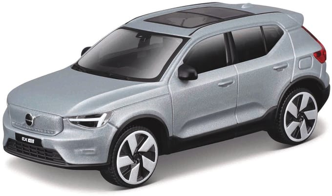 Bburago Volvo Ex40 - Modelauto - Schaal 1:43 - Licht Grijs