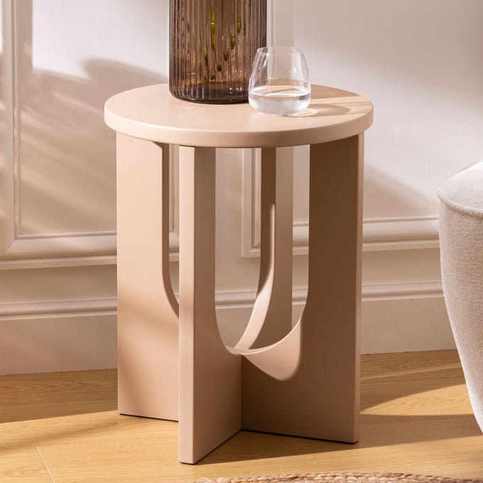Eazy Living Bijzettafel Ø 40 cm Romy Beige