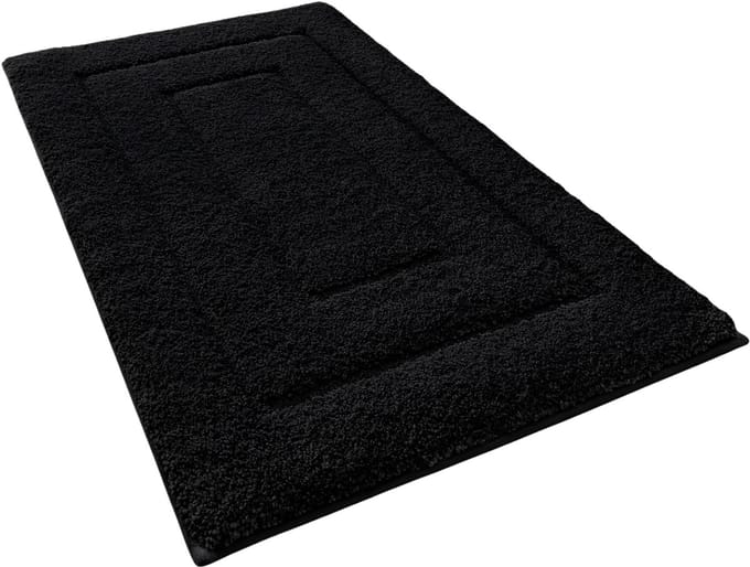 Badmat Antislip Voor in Bad - Douchemat - Antislip Badmat - Zwart - 60cm x 40cm x 2cm