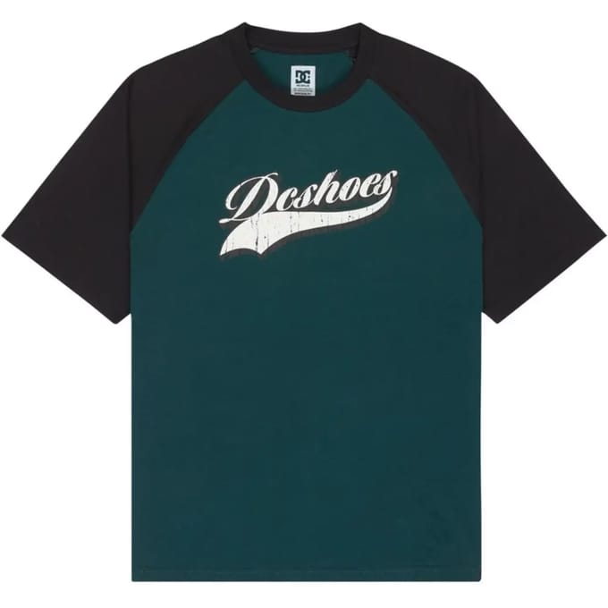 Dc Shoes Rugged Raglan T-shirt Met Korte Mouwen Groen 2XL Man