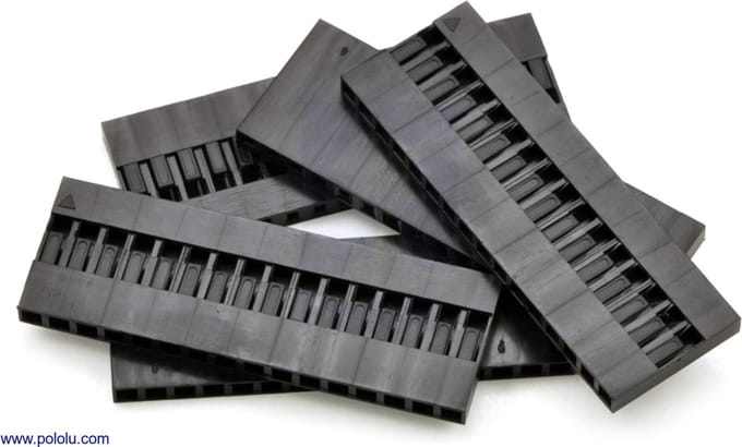 Dupont stekker Behuizing 16pin 5 stuks Pololu-1920