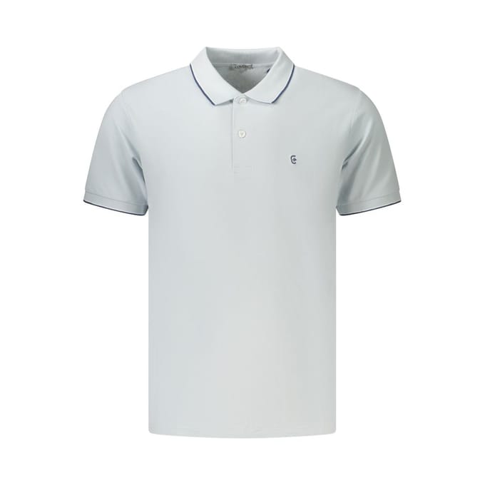 Coveri Moving Azzurro Katoenen Heren Polo
