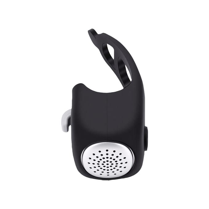 Sonnette de vélo 120 dB Son fort et clair Étanche Klaxon électronique de vélo pour vélos de route VTT black
