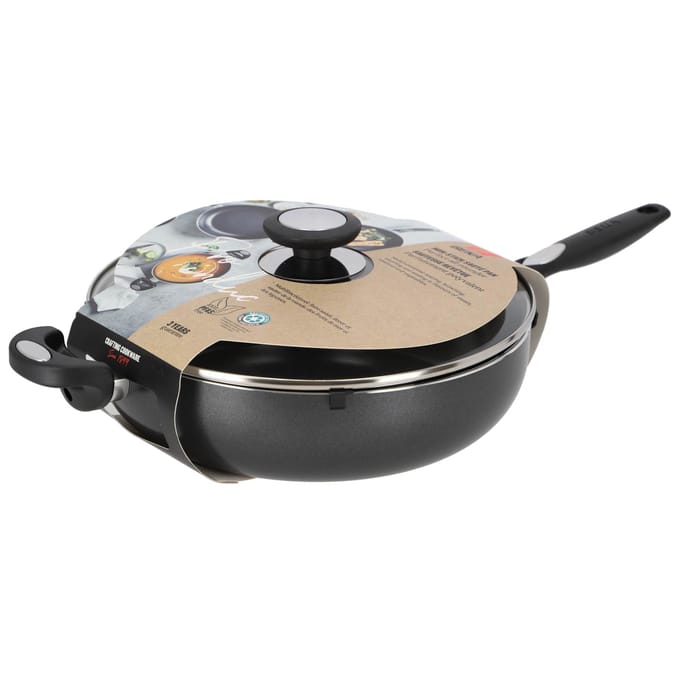 Beka pro induc hapjespan met glazen deksel 28 cm