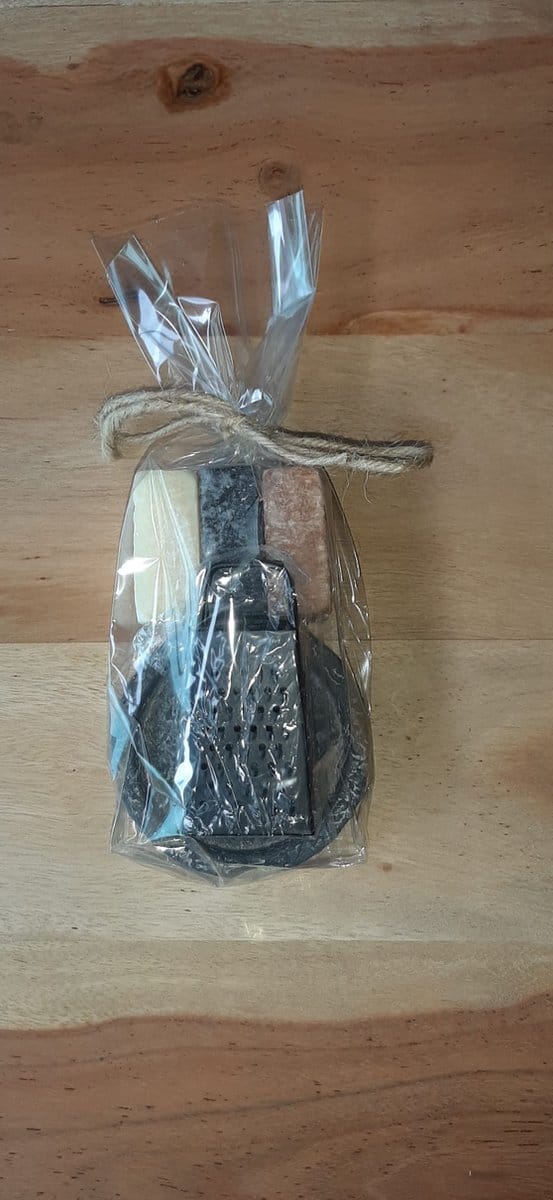 Amber geur blokjes - Set van 3 - Rasp en Schaal