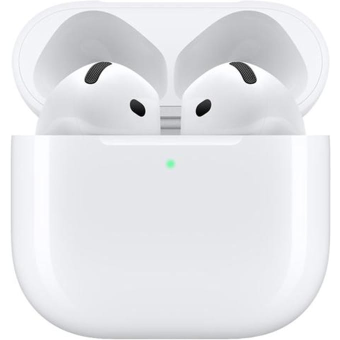 Apple AirPods 4 Écouteurs sans fil avec microphone – Bluetooth, USB Type-C, Blanc blanc