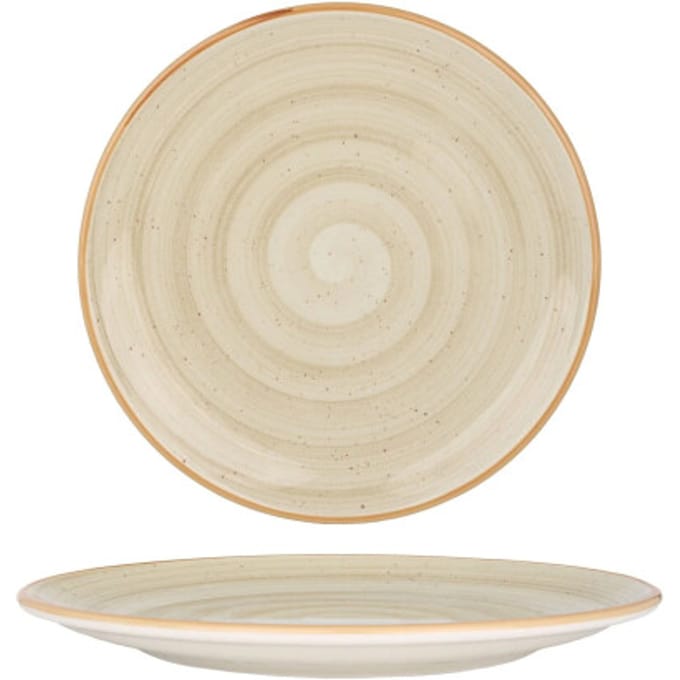 Bonna Dinerbord - Aura Terrain - Porselein - 25 cm - set van 6