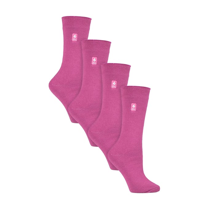 4 Pairs Dames Ultra Lite Extra Dunne 1.0 TOG Casual Thermosokken