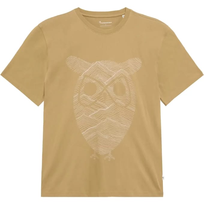 T-shirt met print aan de voorkant KnowledgeCotton Apparel