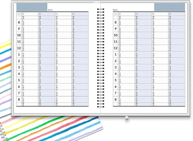 Dagelijkse Uurplanning Agenda Hardcover Ongedateerd 2024 2025