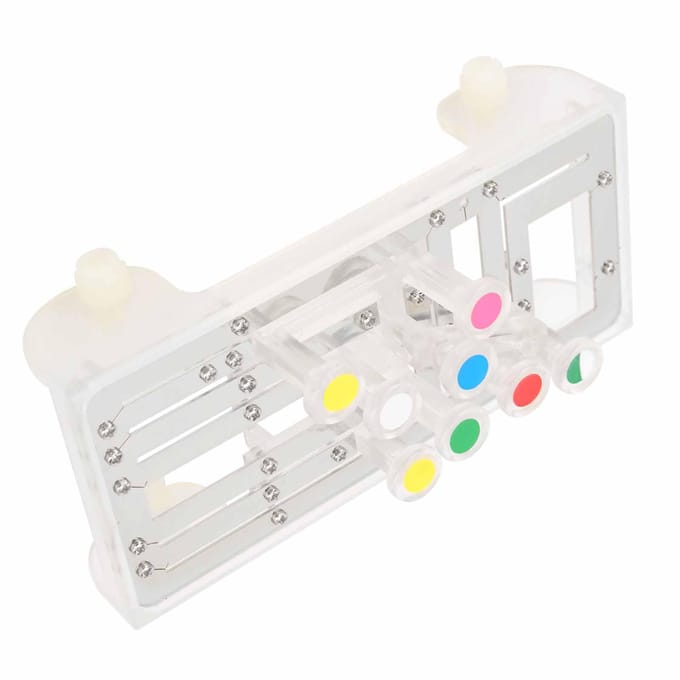 Gitaar Leersysteem Leermiddel Hulp Folk Ukulele Akkoord Training voor Beginner Zilver white