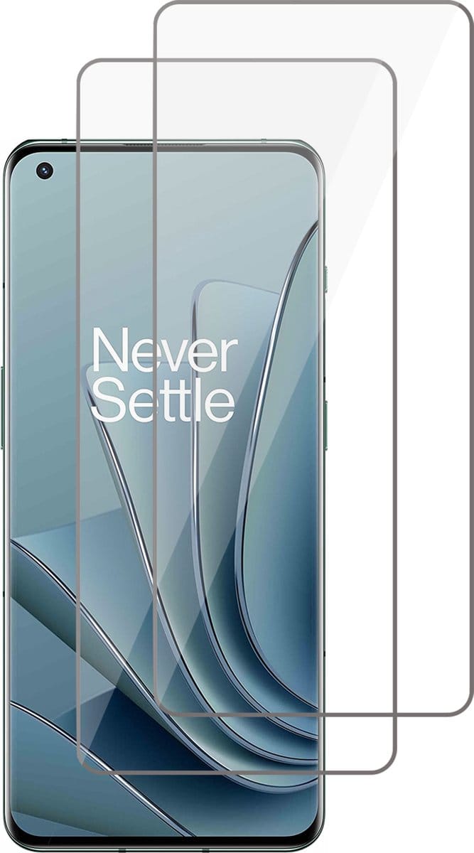 Screenprotector geschikt voor OnePlus 10 Pro - Gehard Glas Beschermglas Tempered Glass Screen Protector - 2 Stuks