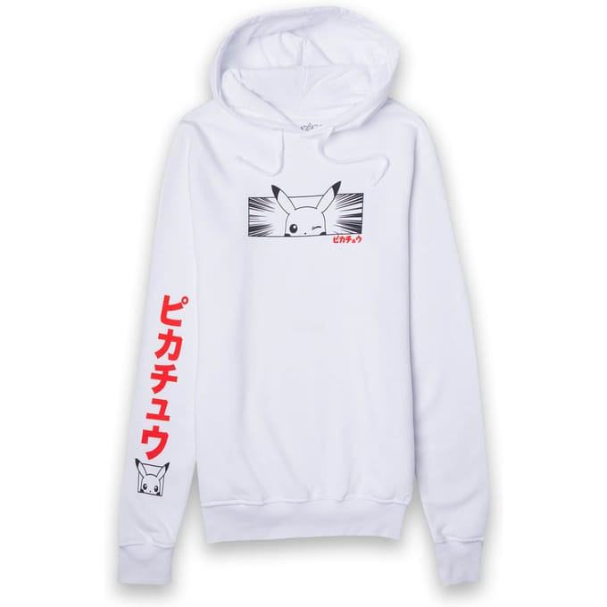 Pokémon Pikachu Hoodie - White - S