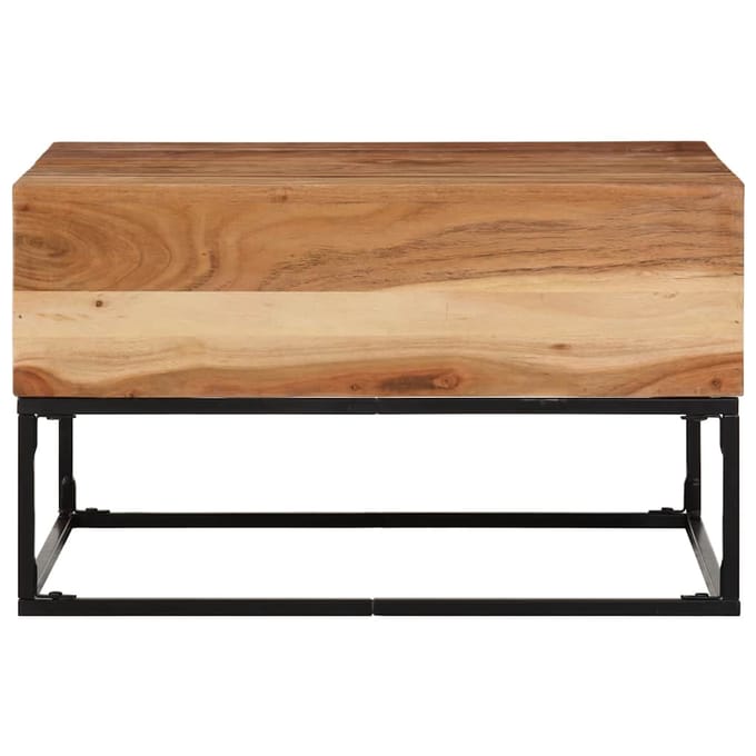 vidaXL - Salontafel - 68x68x41 - cm - massief - acaciahout