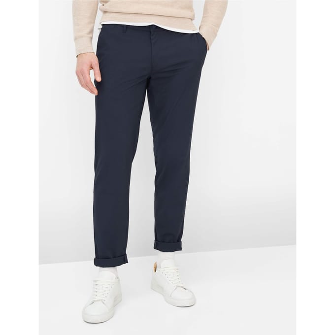 Brax Heren Chino  Style PHIL navy, donkerblauw, maat 35/30