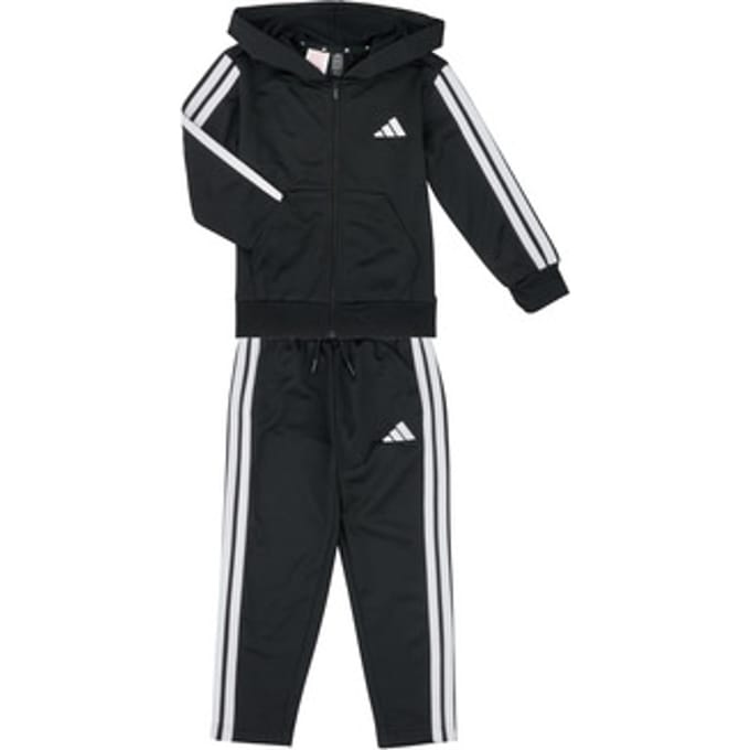 Adidas Essentials Tracksuit Trainingspakken Peuter - Zwart - Maat 105 - 110 CM - Poly Mesh