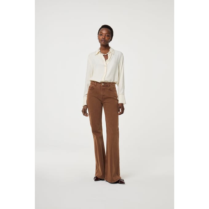 Fabienne Chapot Stella Blouse Cosy White Maat: 36 | Overhemden Outlet | Dames | Wit