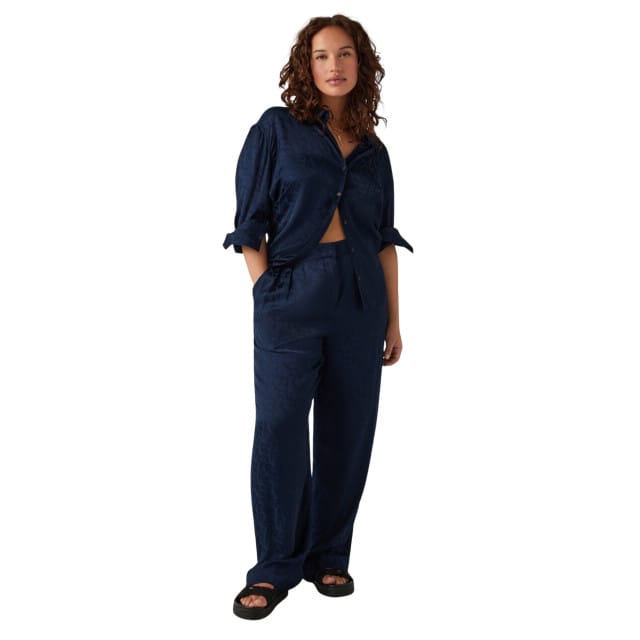 Ba&sh Moloy Pantalons Print Moloy Pant Bleunuit 0335
