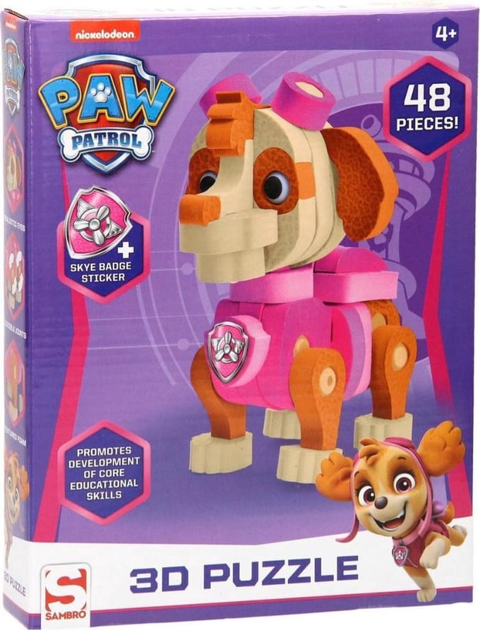 Paw Patrol 3D Puzzel Skye 46 Stukjes