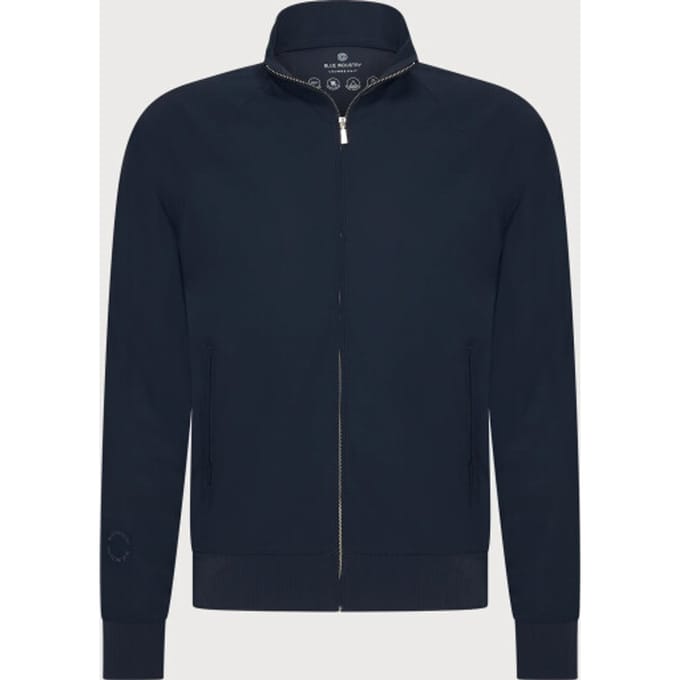 Blue Industry Het jersey overshirt met rits |