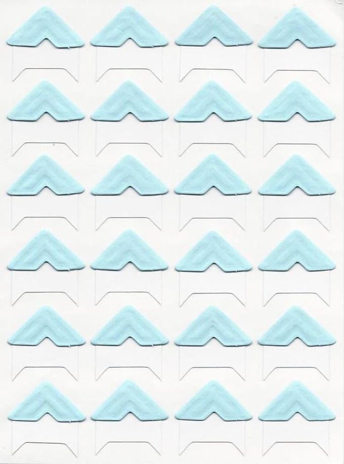 Fotohoekjes Blauw 144 stuks Fotoplakkers
