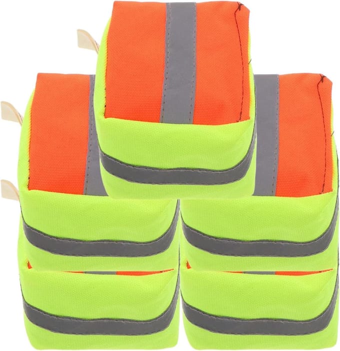 Zandzakken Set - Interactief Speelgoed - Buiten Spelen - Reflecterende Strips - 5 Stuks - Multi