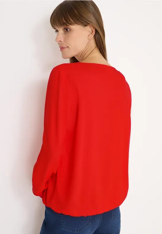 Blouse in effen kleur