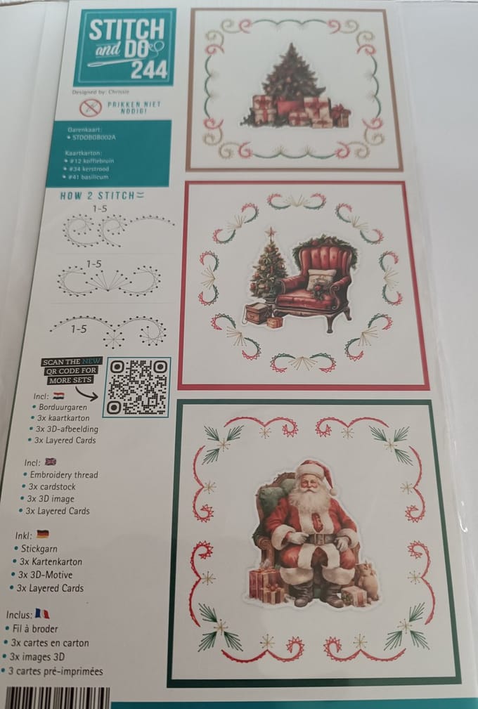 Stitch and Do 244 - Berries Beauties -Timeless Christmas