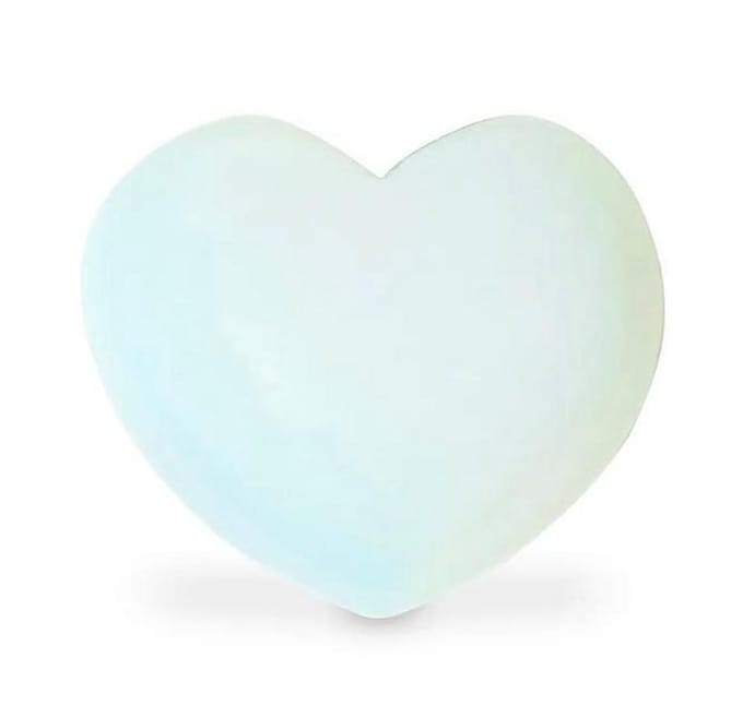 Edelsteen Hart Knuffelsteen Opaliet 25x25mm