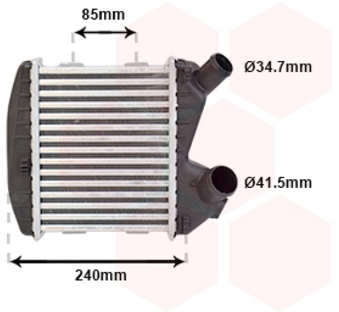 Van Wezel - INTERCOOLER VOOR SMART CABRIO 450 2000-2004 0002490V005